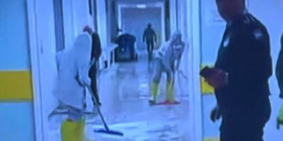 Lefkoşa Burhan Nalbantoğlu Devlet Hastanesi'ni su bastı