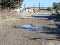 Haspolat’ta yol çöktü!