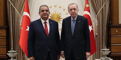 Sucuoğlu, Ankara'da Recep Tayyip Erdoğan tarafından kabul edildi