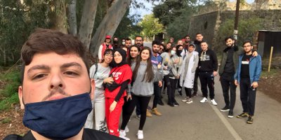 LAÜ öğrencileri Lefke Bölgesi’nde doğa yürüyüşü gerçekleştirdi