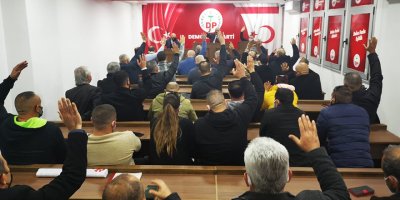 DP'de, UBP-DP-YDP koalisyon hükümetine destek kararı alındı