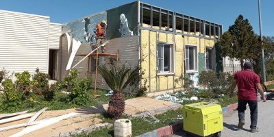 Sınırüstü Halk Vakfı Yaşlı Bakımevi’nin tadilatı devam ediyor