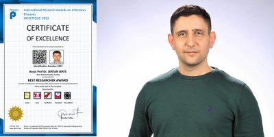 En iyi araştırmacı ödülü aldı!