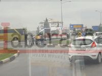 Kavşakta çarpıştılar!