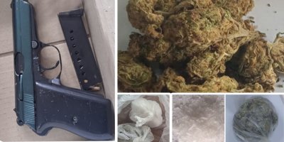 Mağusa’da uyuşturucu ve tabanca ele geçirildi