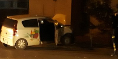 Lefkoşa Kızılbaş'ta kaza: Yaralılar var