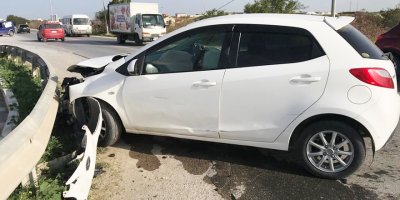 Tuzla Yolu kavşağında kaza