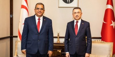 Faiz Sucuoğlu, Fuat Oktay görüşmesi başladı