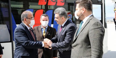 Sucuoğlu'nu Vali Yardımcısı karşıladı