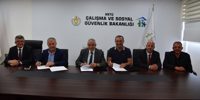 Çalışma Bakanlığı, Müteahhitler Birliği ve Restorancılar Birliği ile protokol imzaladı