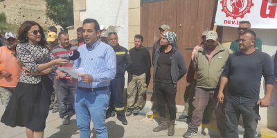 Büyükkonuk Belediyesi'nde uyarı grevi!