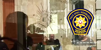 Kuyumcunun vitrin camı hasar gördü!