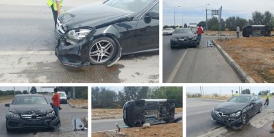 Dörtyol kavşağında kaza: 5 yaralı