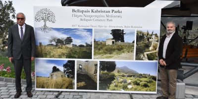 Bellapais Kabristan Parkı düzenlenen törenle açıldı