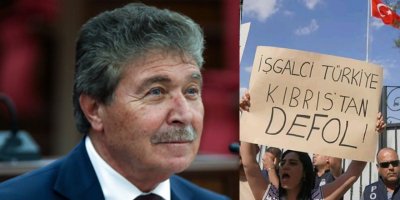 "İşgalci Türkiye" pankartına soruşturma!