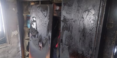 Mustafa Kortun'a ait evde yangın!