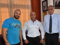 Güngördü, sporcu Torlak’ı kabul etti