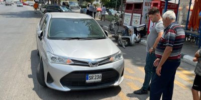 Mağusa'da motosiklet sürücüsü yaralandı