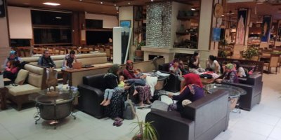 Tahliye edilen vatandaşlar Kaplıca Otel'e gelmeye başladı