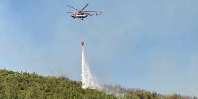 Yangın söndürme çalışmaları devam ediyor