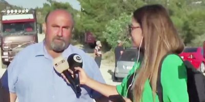 "Dün gece 500-600 dönüm dolaylarında arazi yandı"