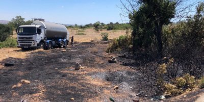 Sigara izmariti yangına sebep oldu!