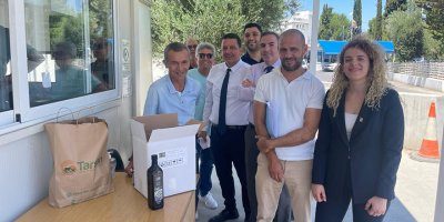 Güneye ilk zeytinyağı ihracatı yapıldı