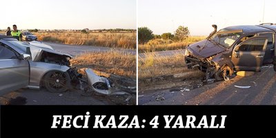 Mağusa-Tuzla yolunda kaza: 4 yaralı