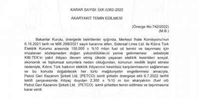 Hükümet bir kez daha ihalesiz alım yaptı