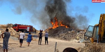 Teknecik Santrali yakınında yangın!