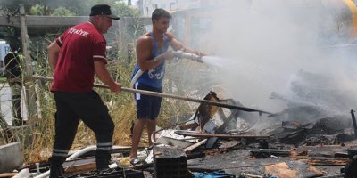 Gönyeli'de yangın!