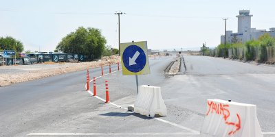 Yeni Ercan yolu, kazaya davetiye çıkarıyor!