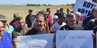 Yol mağduru vatandaşlar, eylem yaptı!