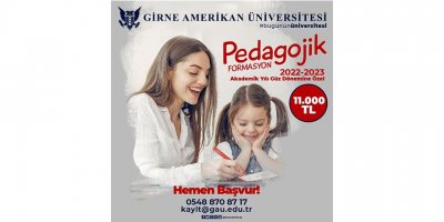 GAÜ Pedagojik formasyon kayıtları başladı