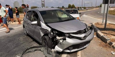 Dörtyol Kavşağında korkutan kaza!