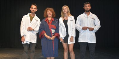 250 doktor adayı, törenle beyaz gömleklerini giydi