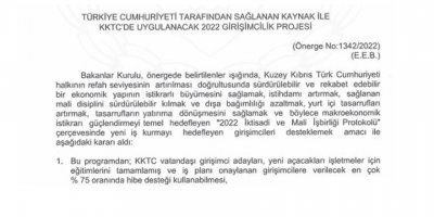 Yeni iş kurmayı hedefleyen girişimcilere destek!