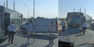 Kaza ucuz atlatıldı!