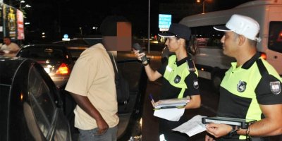 336 araç sürücüsüne ceza kesildi