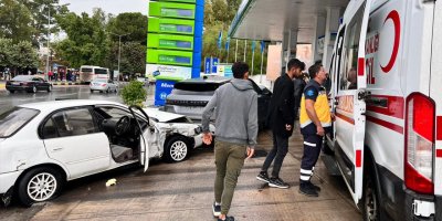 Lefkoşa'da akılalmaz kaza!