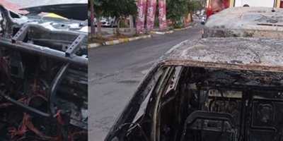 Seyir halindeki bir araçta yangın çıktı