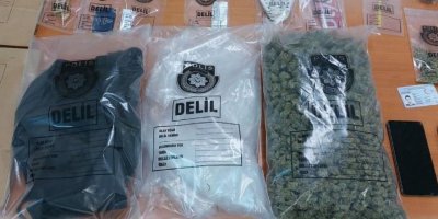 1 kğ uyuşturucu ele geçirildi