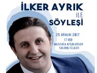 İlker Ayrık DAÜ’de söyleşi gerçekleştirecek