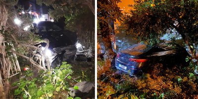 Dün gece 3 ayrı trafik kazası!