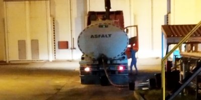 Akşam saatlerinde AKSA'dan yakıt alındı...