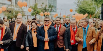 Hükümet ortakları Fırat Ataser’e destek için yürüdü