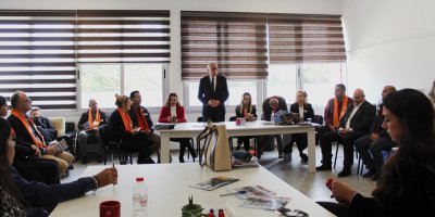 Güngördü bölge okullarını ziyaretlerine devam etti