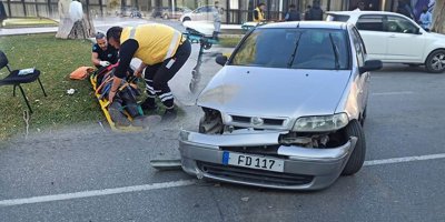 Lefkoşa'da kaza: 1 kişi yaralandı
