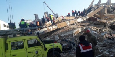 KKTC'den giden iş araçları, Hatay'da çalışmaya başladı!