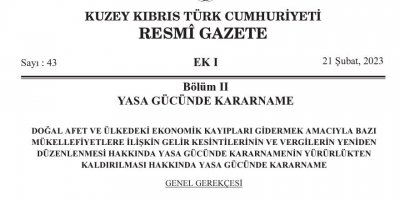 Maaş kesintilerine ilişkin kararname yürürlükten kaldırıldı